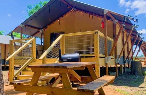 Sutherland Springs Cabin | #16 Son's Rio Cibolo Safari Cabin