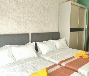 Central District Apartment | 16Johor, nearCIQ, Danga bay Free parking 3BR 15pax