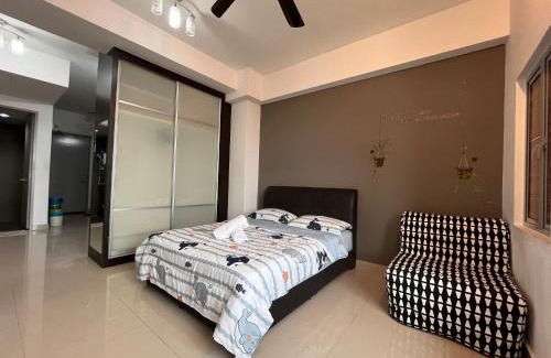 Subang Jaya Apartment | #18 Studio SS15 First Subang Courtyard-2mins to SS15 LRT !2-3PAX!