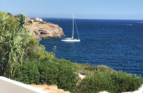 Cala Pi Villa | 180 degree sea view * 1st sea line, private*large pool*great garden *WIFI