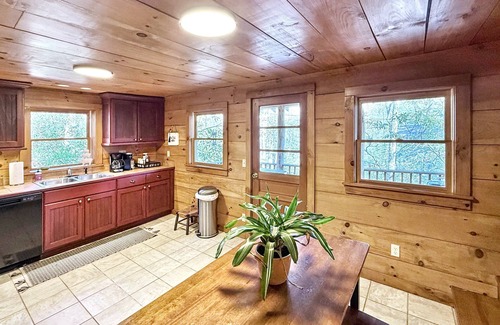 Mirror Lake Cabin | 1930's Highlands Hideaway, Restored Cozy Cabin, Dog Friendly, Fiber Optic WI-FI