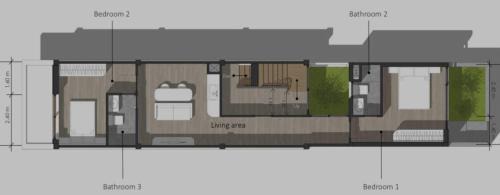 Saphan Sung Apartment | 2 Bed & 2 Bath Suite, 2nd floor