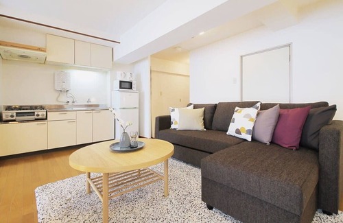 Hiroshima City Centre Apartment | 2 Bedroom Apt 4mins to PeacePark for 9ppl (501)