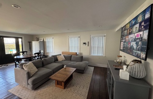 Greenport Apartment | 2-Bedroom in Village of Greenport with Backyard