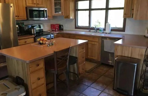 De Tour Village House | 2-bedroom, office, and den - Beachfront Lake Huron home