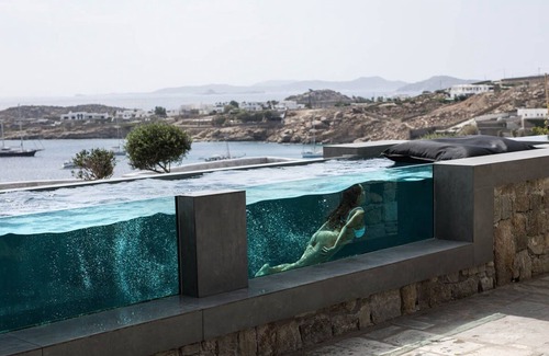 Paradise Apartment | 2 Bedroom Villa with Private Glass Pool & Shared Infinity Pool, Gym, Pool Bar