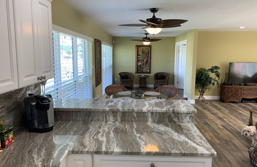 Palm City House | 2 bedroom waterfront with dock for your boat