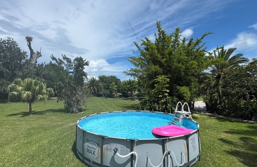 Tropic House | 2-bedrooms 2-baths with PICKLE BALL, TENNIS, BATTING CAGE, BASKETBALL, & POOL.