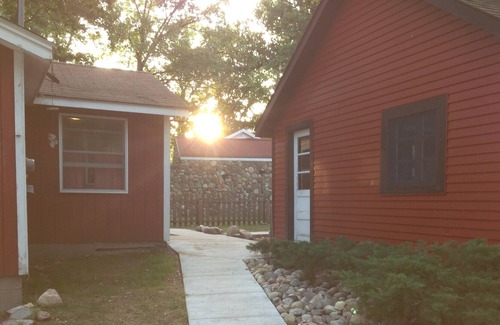 Baldwin Cottage | 2 cottages on Whalen lake/ Baldwin MI Sleeps 12. Steps from sandy beach