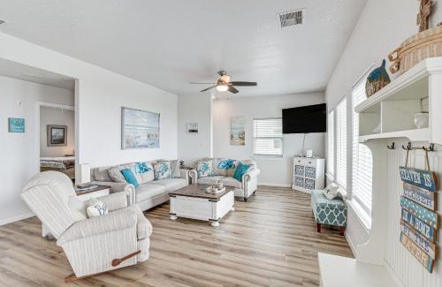 Freeport House | 2 Decks, Patio and Views Beachfront Texas Retreat