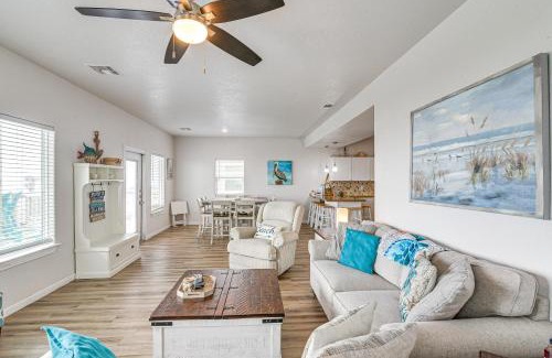 Freeport House | 2 Decks, Patio and Views Beachfront Texas Retreat