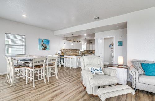 Freeport House | 2 Decks, Patio and Views Beachfront Texas Retreat
