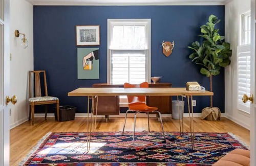 Prairie Village House | 2 KING Beds - Screened Back Porch + Office + Spacious Parking