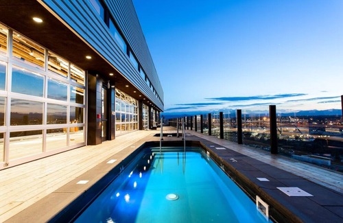 River North Art District Hotel | 2 Queen Mountain View: The Source Hotel, Plush Mattresses, Rooftop Pool, 2 Units