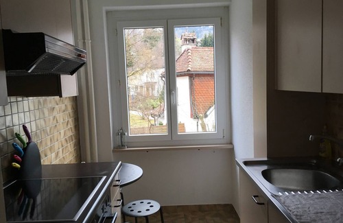 St. Gallen Apartment | 2 rooms with balcony, central, quiet location