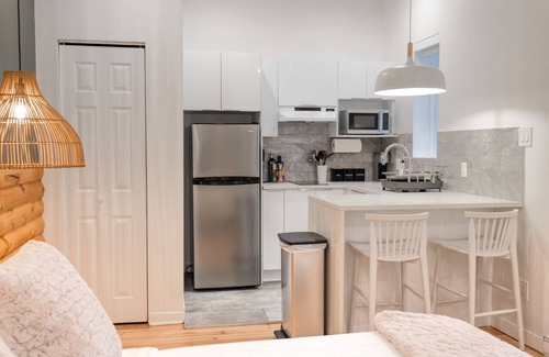 Plateau Mont Royal Apartment | #2 - Studio/Plateau/St-Denis/SelfCheck-In/AC/TV