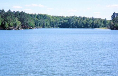 Grand Rapids Cabin | 2015 Built Lakeshore Cabin with 220 of shoreline, sandy beach on 8 private acres