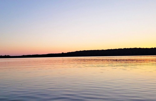 Grand Rapids Cabin | 2015 Built Lakeshore Cabin with 220 of shoreline, sandy beach on 8 private acres
