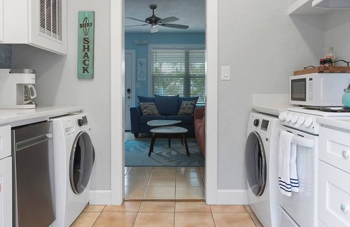 Cocoa Beach Apartment | 215 Dolphin | King Bed | 1 Block to Beach!