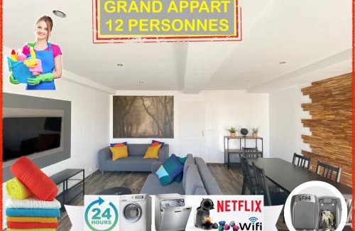 Cret de Roc Apartment | 22 CHIC & COSY GRAND APPART 92m2 PARKING GRATUIT HYPERCENTRE NETFLIX