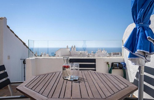 Castillo de Sabinillas Apartment | 24 Rooftop terrace sea views golf Duquesa Manilva Andalusia