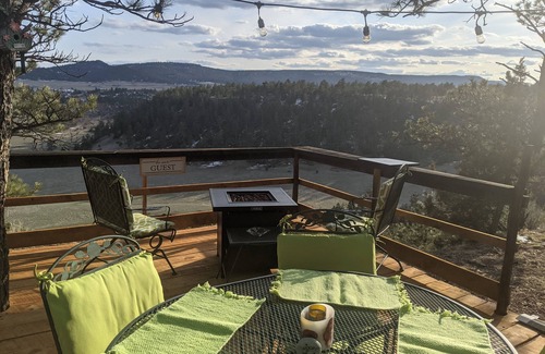 Hot Springs House | 29ft Alpha Wolf RV PLUS Sibley double bell tent COMBO! @EvansCliff, Hot Tub!