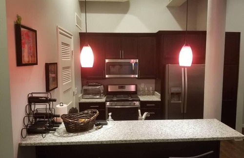 Downtown Kansas City Hotel | #2BR-1BA Loft Downtown KC in Historic Building