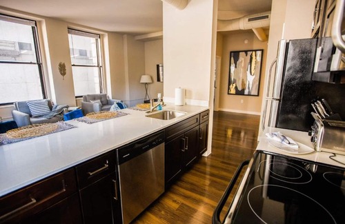 Downtown Baltimore Apartment | 2BR/2BA Brand New Executive Luxury Suite w/ Gym by ENVITAE