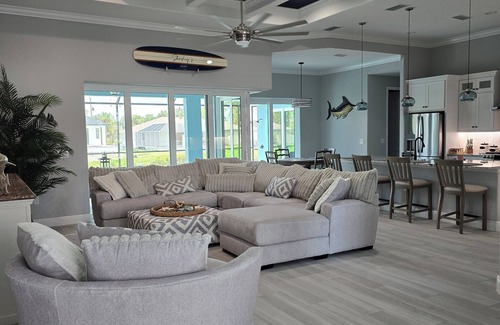 Long Meadow House | 3-bedroom house in charming Rotonda West On the Canal with Heated Saltwater Pool