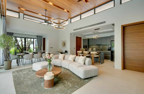 Cherngtalay Villa | 3-bedroom private villa with pool, garden, and spacious living room by Continent