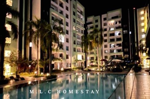 Kampung Kuala Pari Apartment | 3 Bedrooms 2 Bathrooms Ipoh Waterpark Comfy Home - Pool & Mountain View