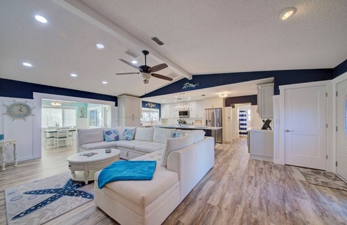 Spring Hill House | 3-BR/2 Bath waterfront home with direct access to Gulf. Pool, kayaks and dock