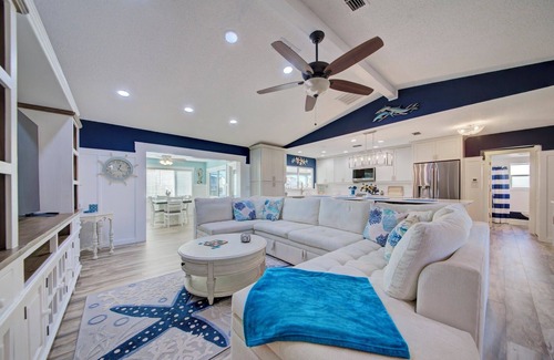 Spring Hill House | 3-BR/2 Bath waterfront home with direct access to Gulf. Pool, kayaks and dock