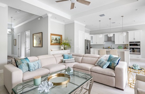 Wabasso Beach House | 3 BR, 3 baths home: Heated pool and Walk to the beach. Sleeps 10!