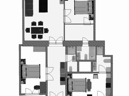 Nepszinhaz negyed Apartment | 3 BR Classical Apartment With a Modern Touch 2unit
