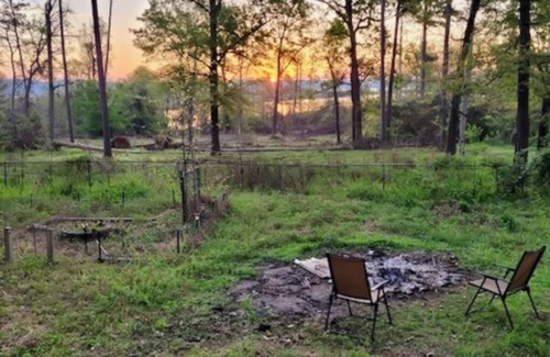 Ore City House | 3 pet-friendly cabins w/shared pool, firepit, lake access