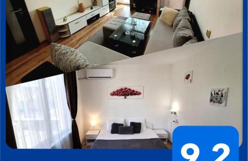 Blagoevgrad Apartment | 3 Rooms Apartment, Top Center, 1st Floor, AUBG, WiFi, PC i5 SSD, Tablet, AndroidMiTvBox, 3 LED TVs 200 Channels, Long Terrace, Self-Easy-Late Check-in, Stay Before Greece