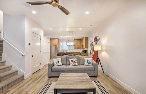 Central Business District House | 3-Story Provo Townhome: 1 Mi to BYU!