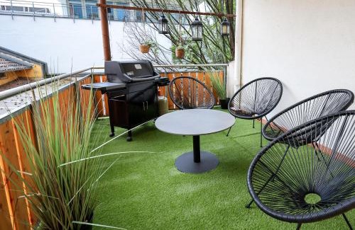 Offenburg Apartment | 3 Zimmer nähe von Europapark Garage Balkon Grill
