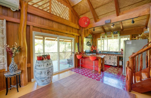 Keaau Cabin | 30% OFF SEPT SALE 9-13th 30% BOOK NOW-Treehouse Vibe+AC+OCEAN+Hilo.