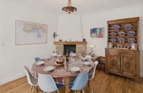 Ile-Tudy House | 350m de la plage - meublé 4 étoiles pour 8 avec jardin