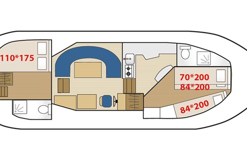 Chenille-Change Boat Rental | 36 m² Houseboat ∙ 2 bedrooms ∙ 5 guests
