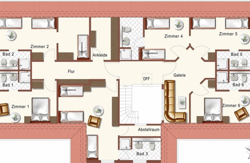 Welzin House | 360 m² - ideal for large groups, near the Baltic Sea, Pets welcome