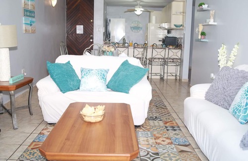 Cabo Rojo Condo | 3BDR Condo, WIFI, Balcony, Parking, Pool, AC, 2 min from the Beach