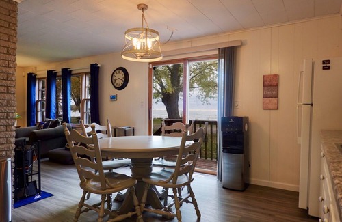 Isle Cabin | 3BR Cabin on the Lake with Beach and Boat Dock in Protected Channel