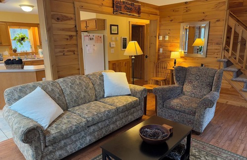Layton House | 3BR chalet escape w/hot tub, fire pit & pond in natural setting close to hiking