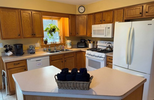 Layton House | 3BR chalet escape w/hot tub, fire pit & pond in natural setting close to hiking