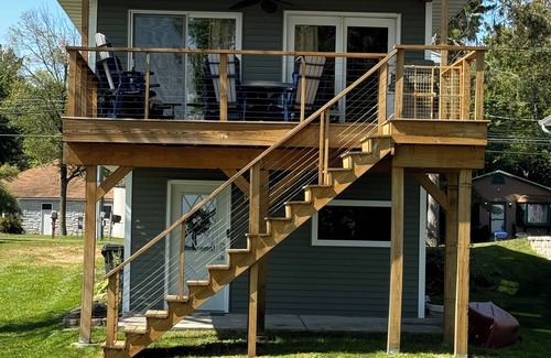 Shawano Cottage | 3BR family friendly cottage on Shawano Lake with water access