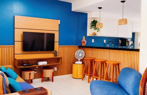 Flamengo House | 4/4 DUPLEX VILLAGE, SEA FRONT WITH AIR CONDITIONING.