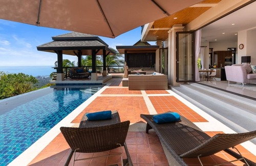 Na Thon Villa | 4 Bed Sunset Sea View Villa Star SDV364